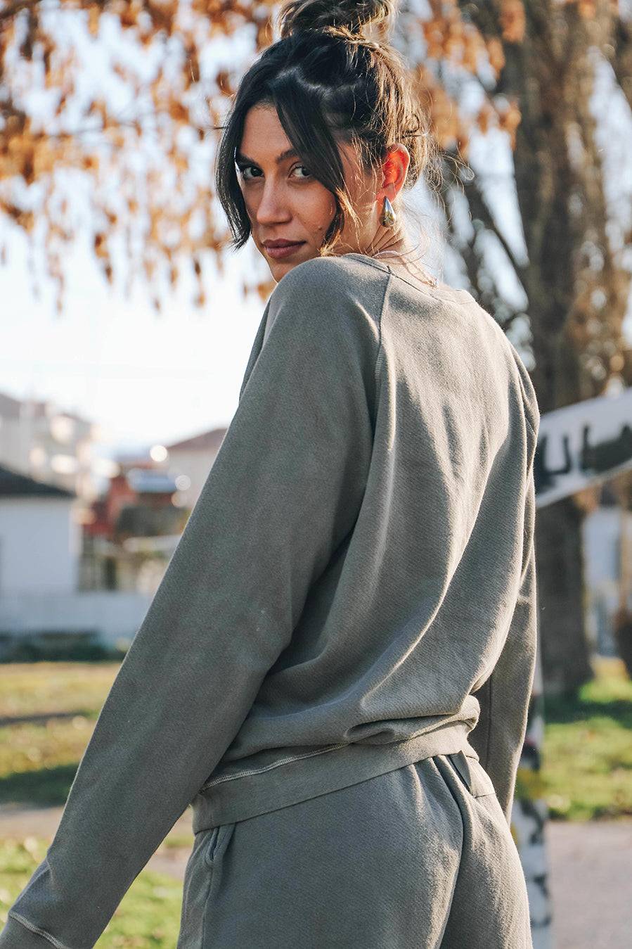 Liv Bergen Sweater Organic in walnut Bestseller