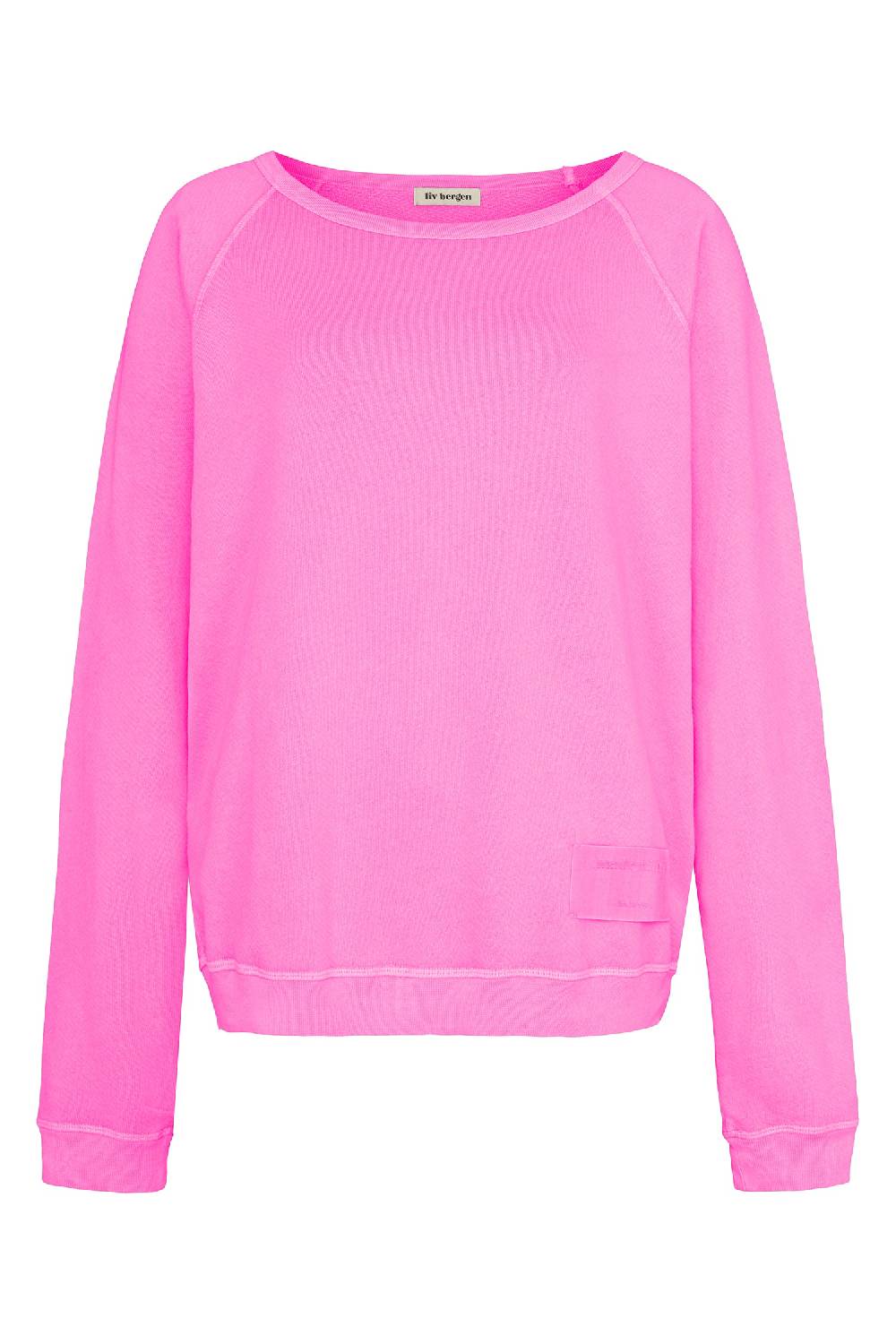 Liv Bergen Sweater Organic in neon pink Saisonale Angebote