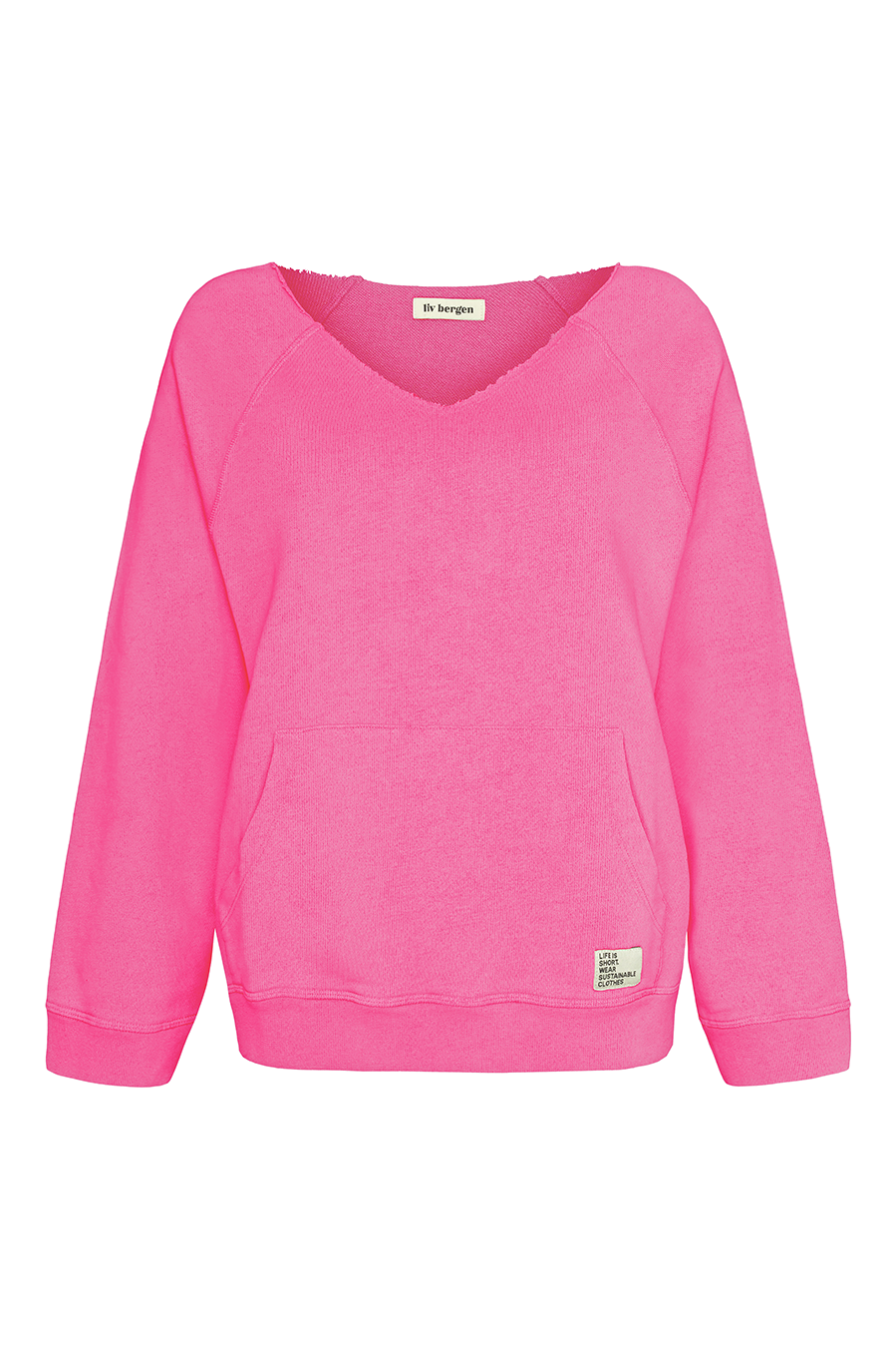 Liv Bergen V-Sweater "100% Organic Cotton" in rose Wochenangebot
