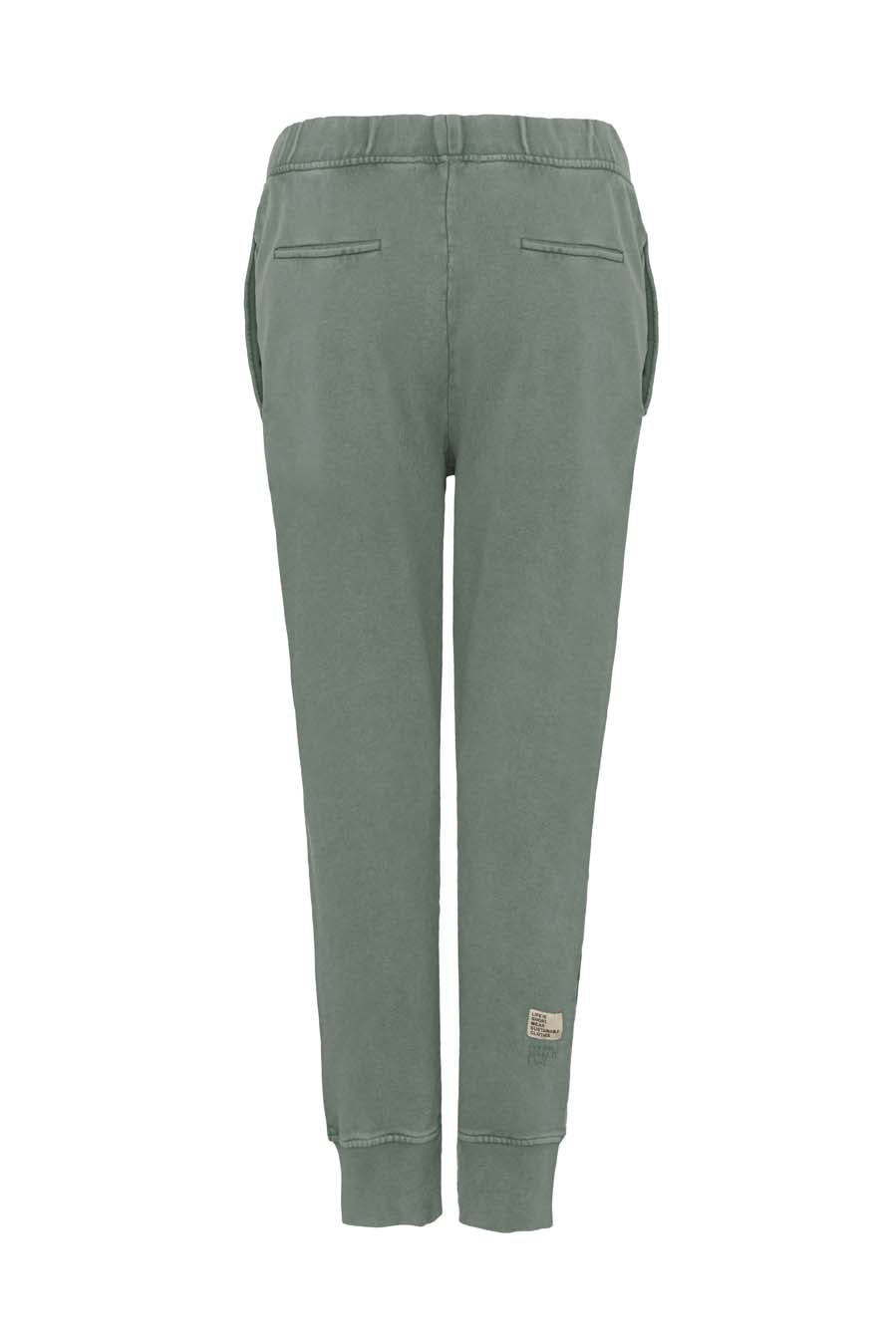Liv Bergen Hose "100% Organic Cotton" in dusty green Letzter Tag