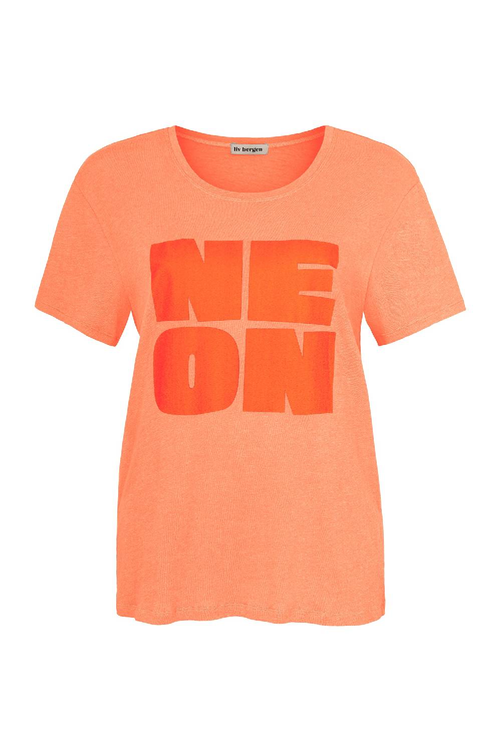 Liv Bergen T-Shirt NEON in neon orange Sonderangebot der Fabrik