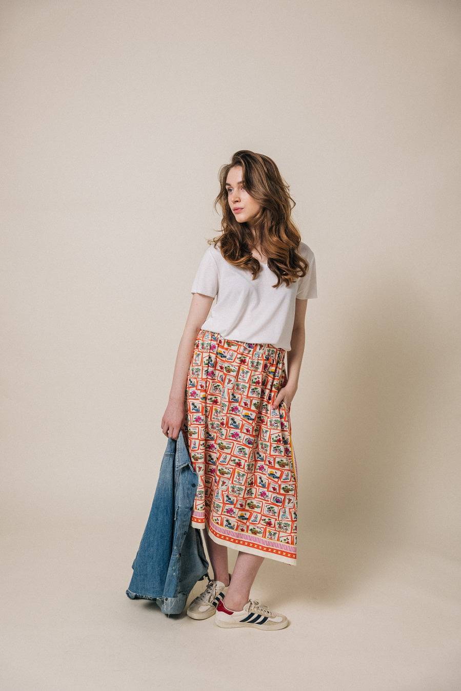 Liv Bergen T-Shirt Basics in optic white Kostenloser Versand international