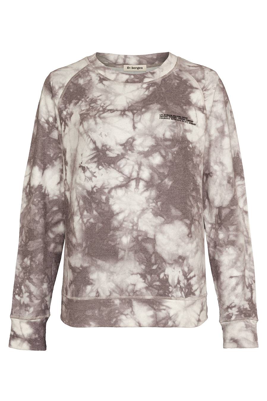 Liv Bergen Sweater in batik charcoal Sonderangebot