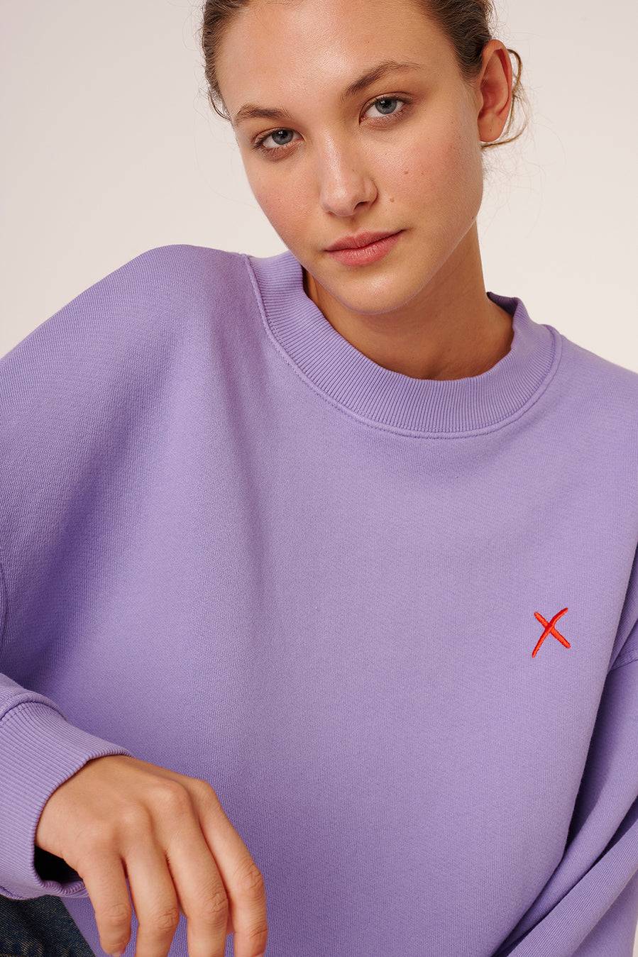Liv Bergen Sweater RIVA in amethyst Bestseller