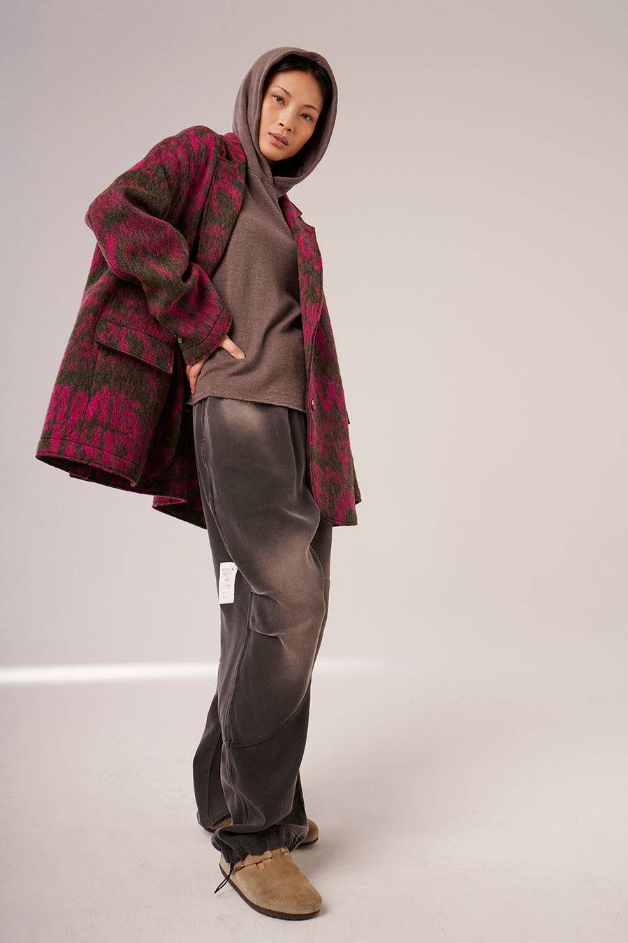 Liv Bergen Hoodie Knit in turbulence Fabrikladen