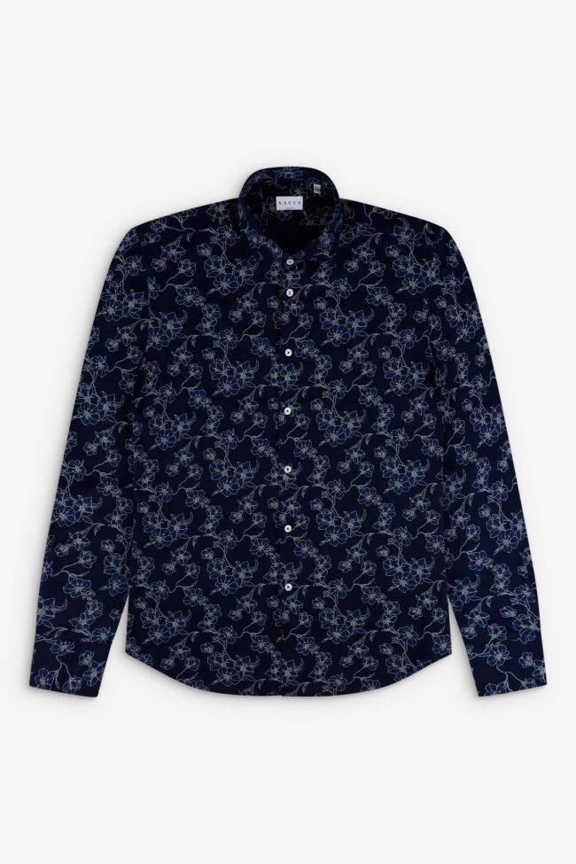 ﻿xacus Hemd Herren Xacus Regular Muster 100% Baumwolle kragen Italienisch Lange Ärmel Super Rabatt
