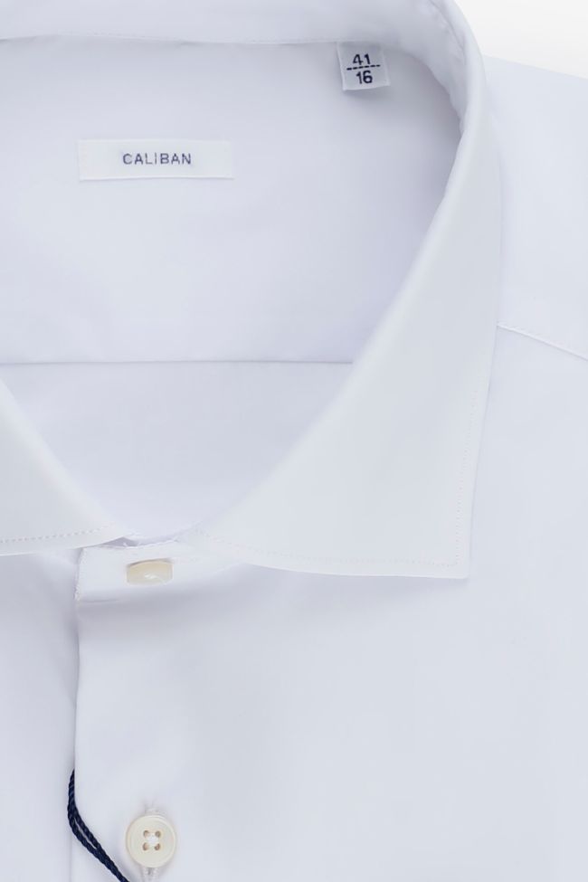 caliban Hemd Herren Caliban Regular Einfarbig 70% cotton 27% pa 3% ea kragen Französisch Lange Ärmel Kostenloser Versand international