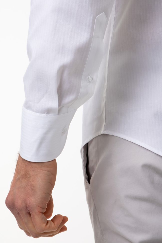 aplomb Hemd Herren Aplomb Slim Einfarbig 100% Baumwolle kragen Französisch Lange Ärmel Fabrikladen
