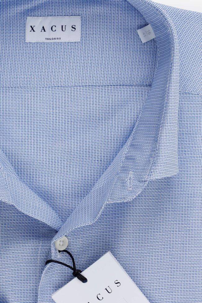 xacus Hemd Herren Xacus Regular Halb Unifarben 100% Baumwolle kragen Französisch Lange Ärmel Auslauf