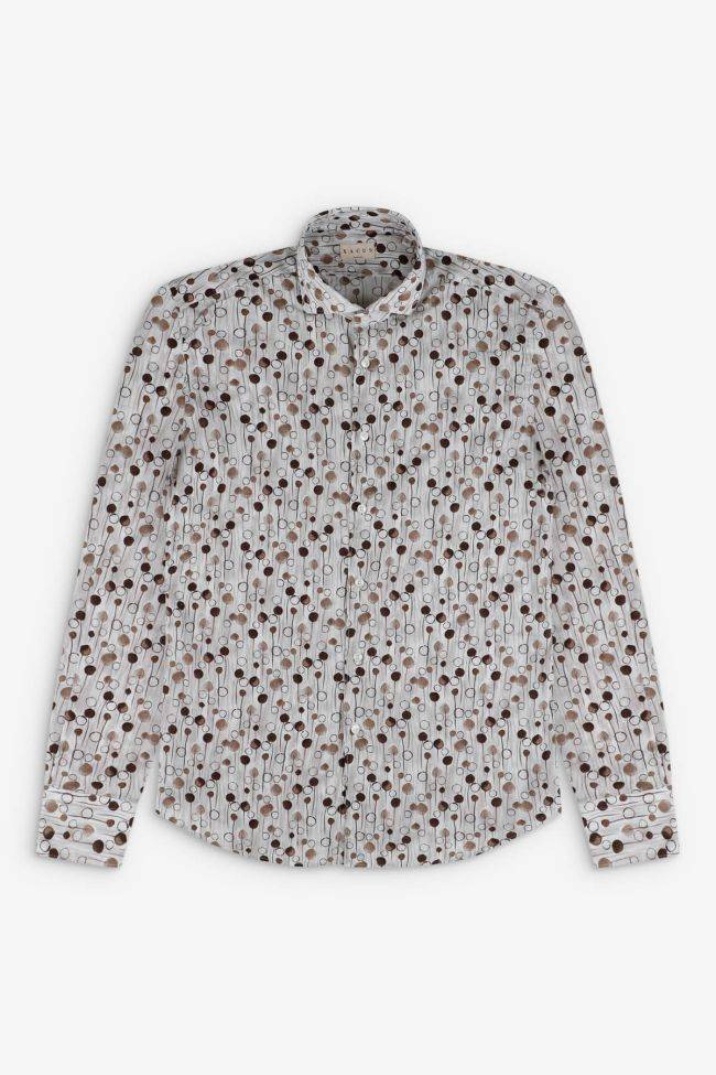 xacus Hemd Herren Xacus Regular Muster 100% Baumwolle gewaschen kragen Französisch Lange Ärmel Begrenztes Angebot