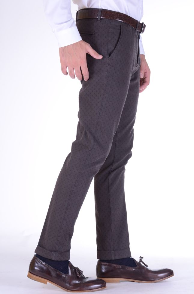 b-settecento Hose Herren B-Settecento Chinos Slim Halb Unifarben 97% Baumwolle 3% elastan Exklusive Angebote