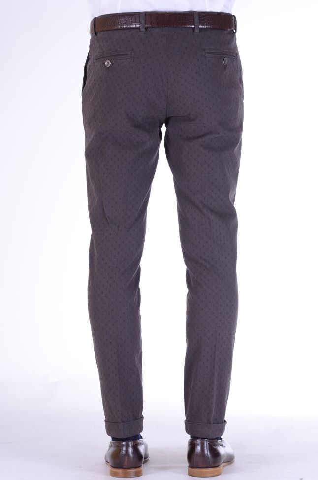 b-settecento Hose Herren B-Settecento Chinos Slim Halb Unifarben 97% Baumwolle 3% elastan Exklusive Angebote