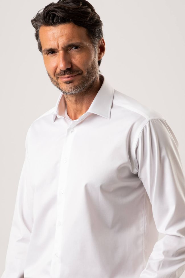 ingram Hemd Herren Ingram Regular Bügelfreie Einfarbig 100% Baumwolle kragen Italienisch Lange Ärmel Kauf eins, bekomm eins gratis