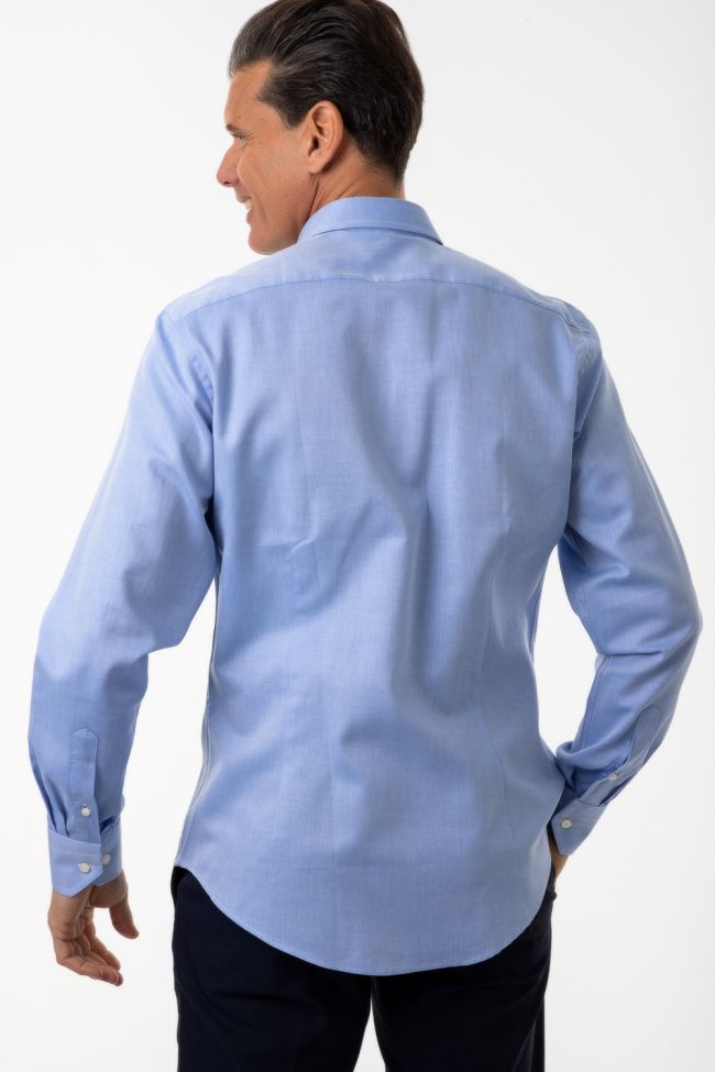 aplomb Hemd Herren Aplomb Regular Einfarbig 100% Baumwolle kragen Button-Down Lange Ärmel Im Verkauf