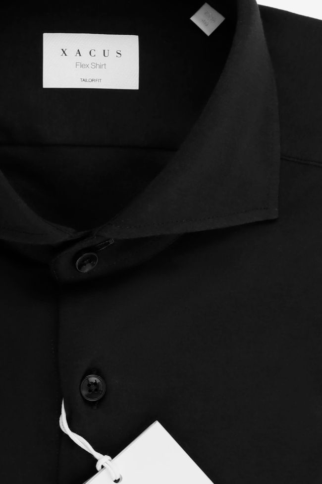 xacus Hemd Herren Xacus Regular Bügelfreie Einfarbig 89% cotton jrs 11% ea kragen Französisch Lange Ärmel Rabatt