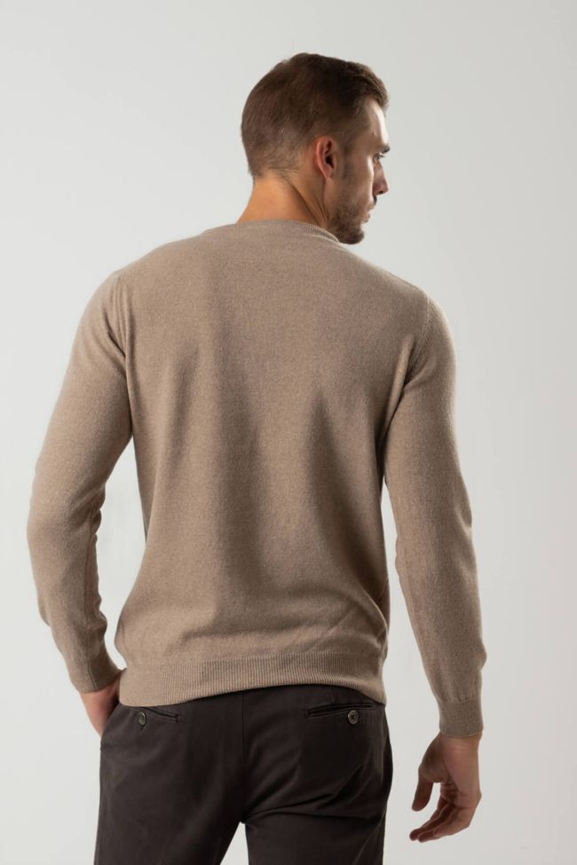 privati firenze Strickwaren Herren Privati Firenze Rundhalsausschnitt Slim Einfarbig 100% Kaschmir Flash Sale