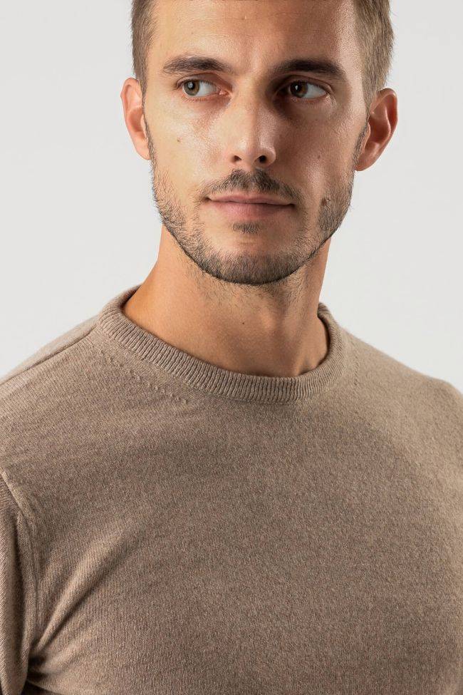 privati firenze Strickwaren Herren Privati Firenze Rundhalsausschnitt Slim Einfarbig 100% Kaschmir Flash Sale