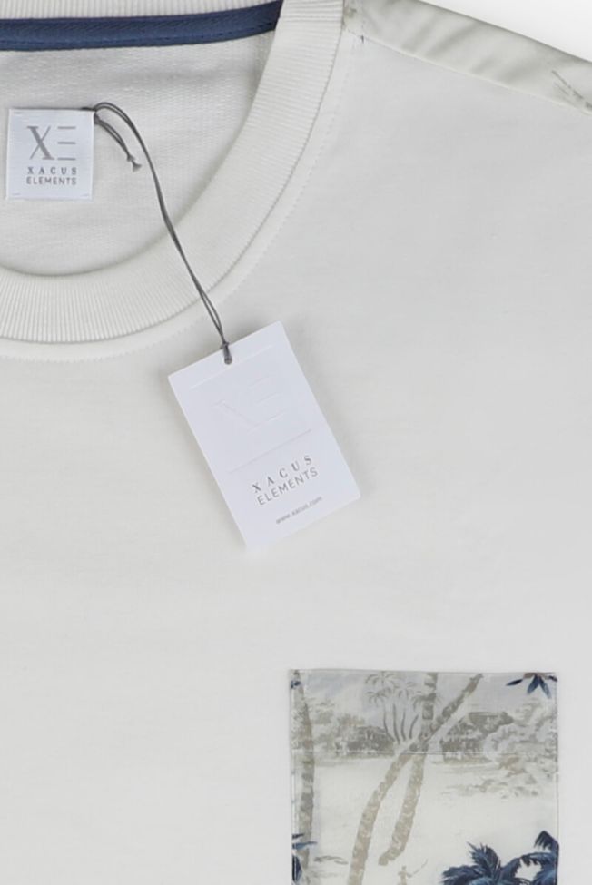 xacus Strickwaren Herren Xacus Rundhalsausschnitt Slim Einfarbig 100% Baumwolle Exklusivangebot