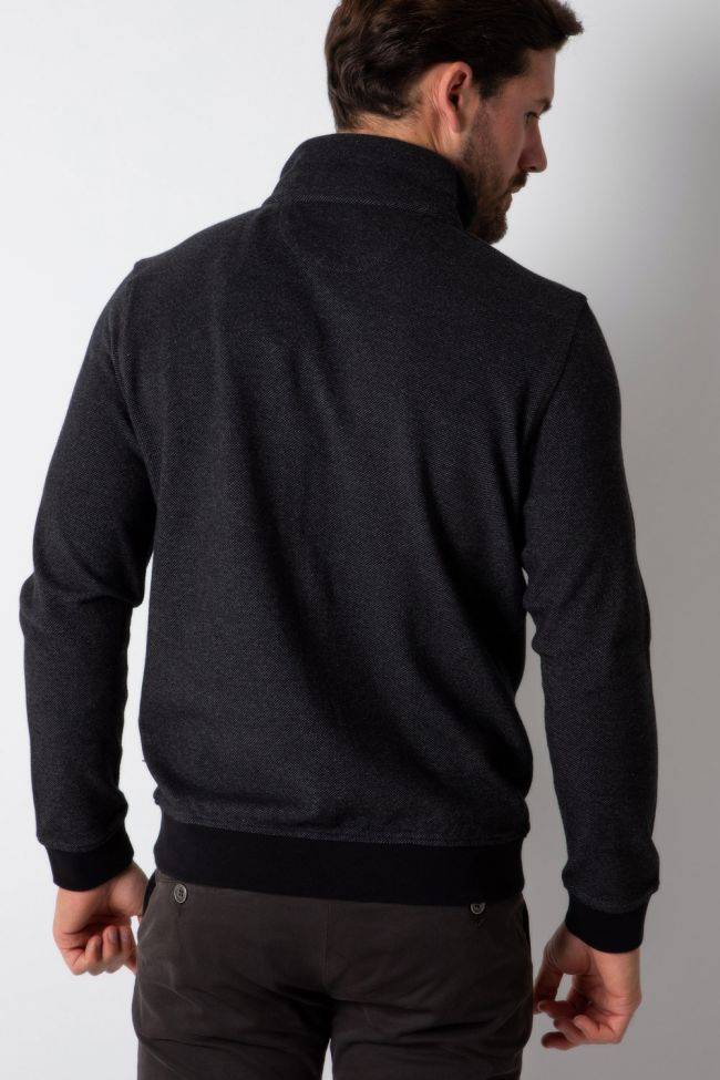 ragman Strickwaren Herren Ragman Reißverschluss Classic Einfarbig 100% winter cotton Top Angebot