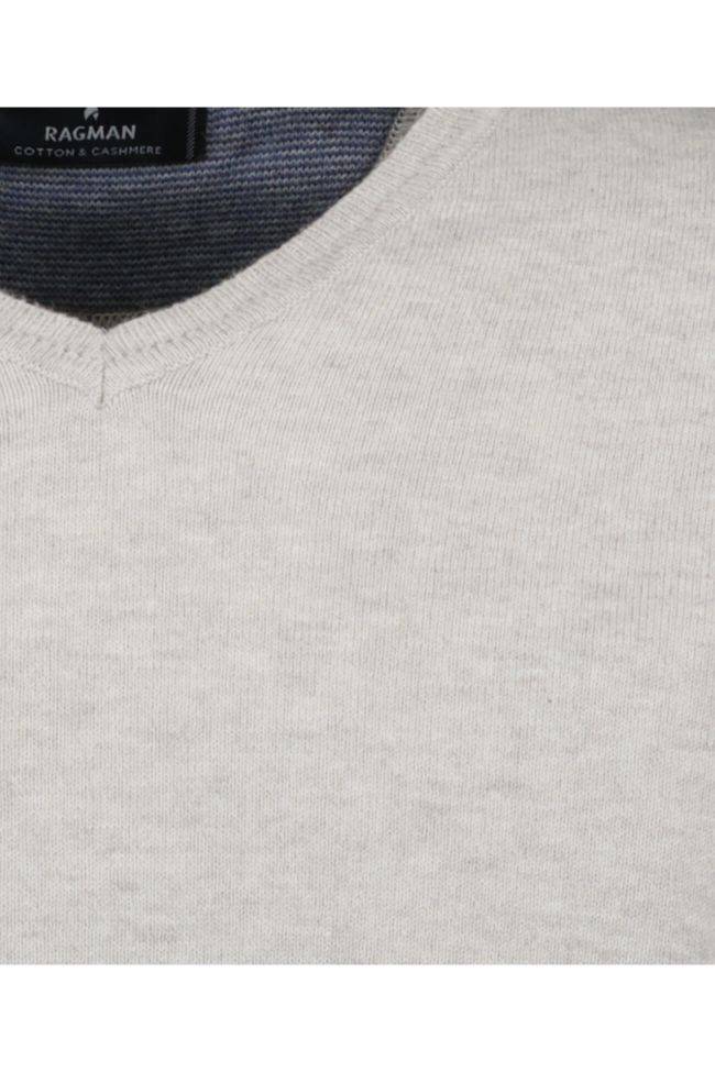 ragman Strickwaren Herren Ragman V-Ausschnitt Classic Super Sparpreis