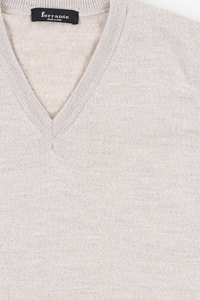 ferrante Strickwaren Herren Ferrante Polokragen Regular Einfarbig 100% Merinowolle Extrafine Wochenangebot