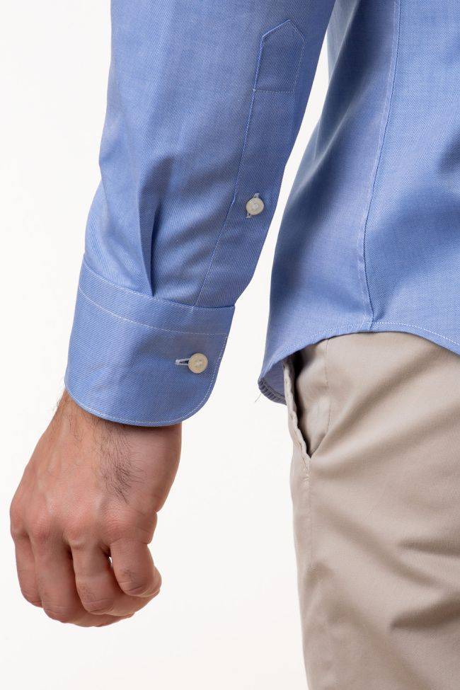 aplomb Hemd Herren Aplomb Slim Einfarbig 100% Baumwolle kragen Französisch Lange Ärmel Günstiger Verkauf