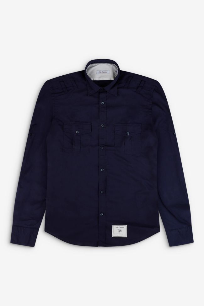 new england Hemd Herren New England Slim Streifen 100% Baumwolle kragen Italienisch Lange Ärmel Kostenloser Versand