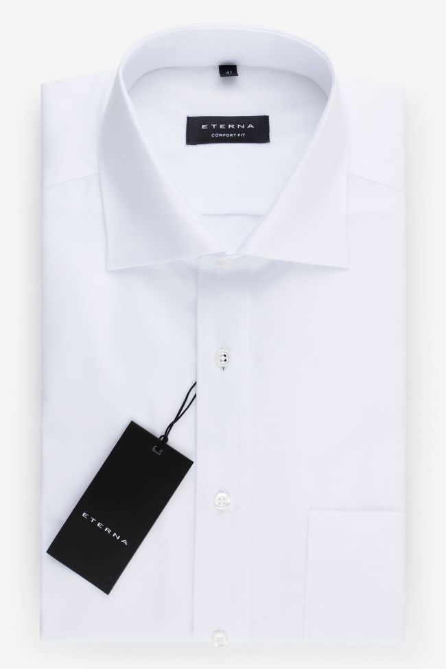 eterna Hemd Herren Eterna Comfort Einfarbig 100% Baumwolle kragen Französisch Lange Ärmel Online Shopping