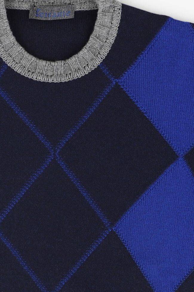 ferrante Strickwaren Herren Ferrante Rundhalsausschnitt Regular Muster 100% Merinowolle Extrafine Neueste Mode