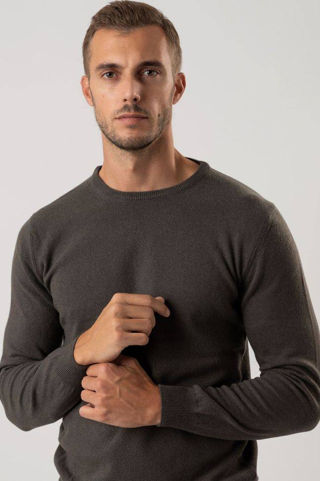 privati firenze Strickwaren Herren Privati Firenze Rundhalsausschnitt Slim Einfarbig 100% Kaschmir Super Sparpreis