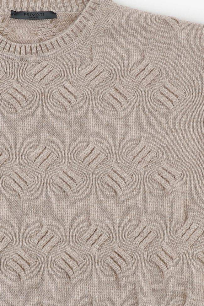 privati firenze Strickwaren Herren Privati Firenze Rundhalsausschnitt Slim Muster 90% wolle 10% Kaschmir Bis zu 65% Rabatt