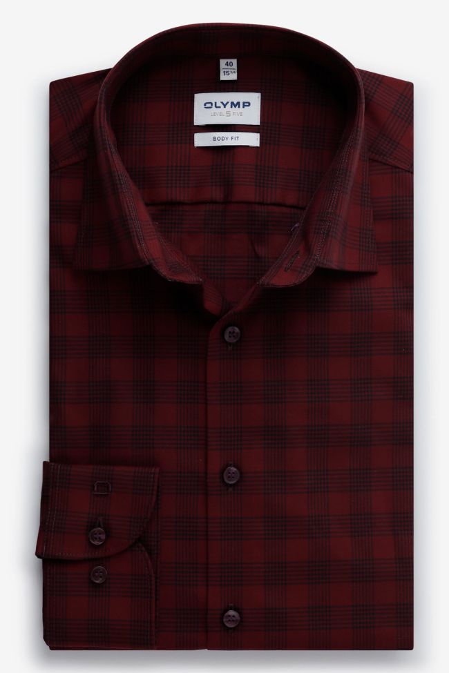 olymp Hemd Herren Olymp Regular Karo 97% Baumwolle 3% elastan kragen Italienisch Lange Ärmel Sonderangebot der Fabrik
