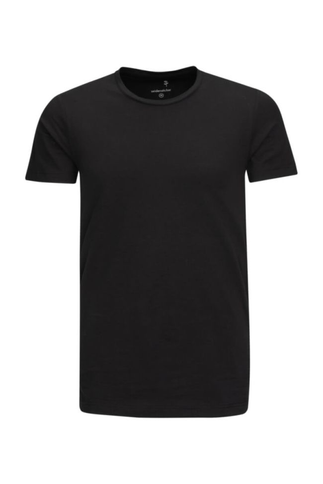 seidensticker T-shirt Herren Seidensticker Regular Einfarbig Kurze Ärmel Clearance-Verkauf