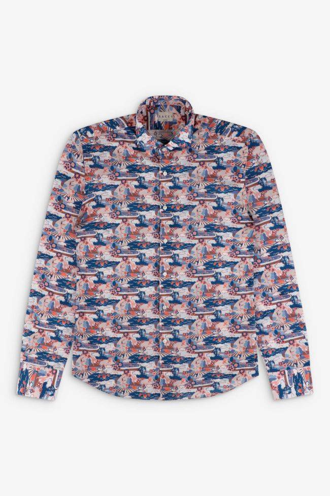 xacus Hemd Herren Xacus Regular Muster 100% Baumwolle gewaschen kragen Französisch Lange Ärmel Outlet