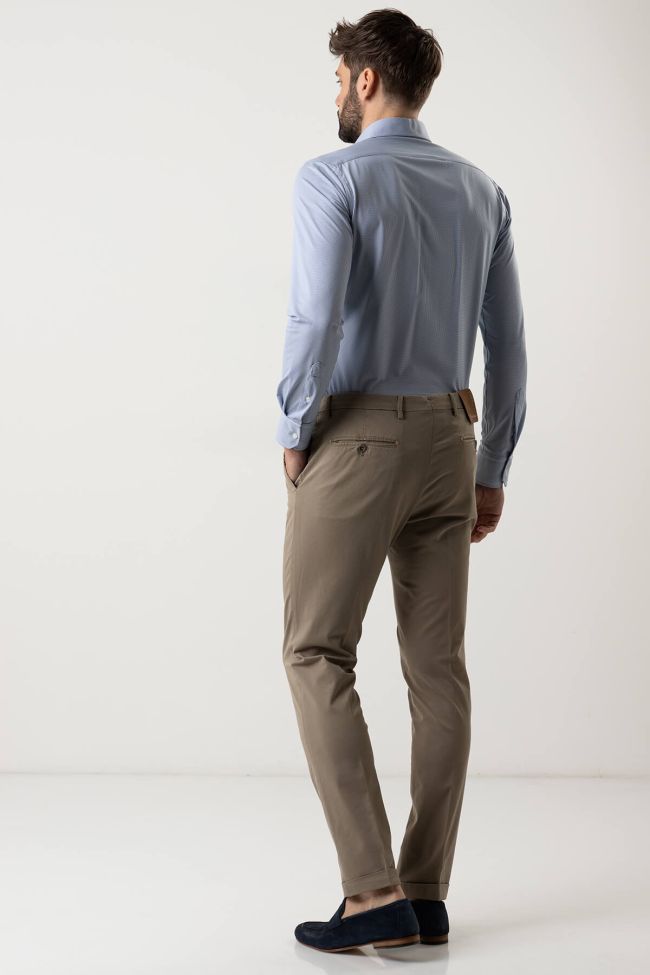 b-settecento Hose Herren B-Settecento Chinos Slim Einfarbig 97% Baumwolle 3% elastan Günstig kaufen