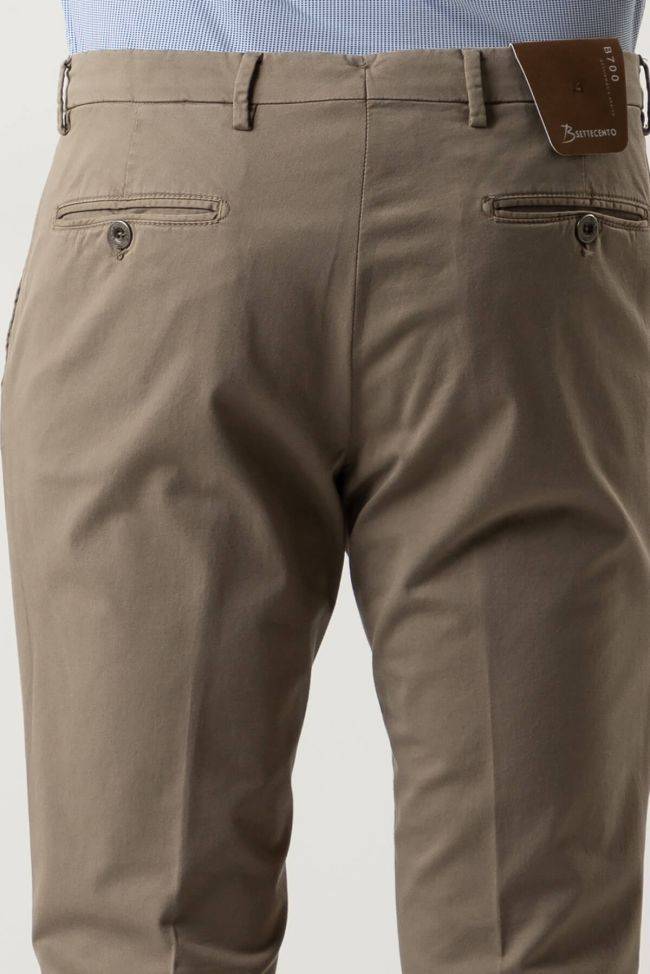 b-settecento Hose Herren B-Settecento Chinos Slim Einfarbig 97% Baumwolle 3% elastan Günstig kaufen