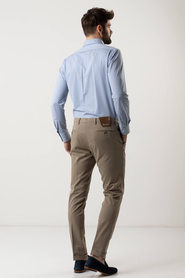 b-settecento Hose Herren B-Settecento Chinos Slim Einfarbig 97% Baumwolle 3% elastan Günstig kaufen