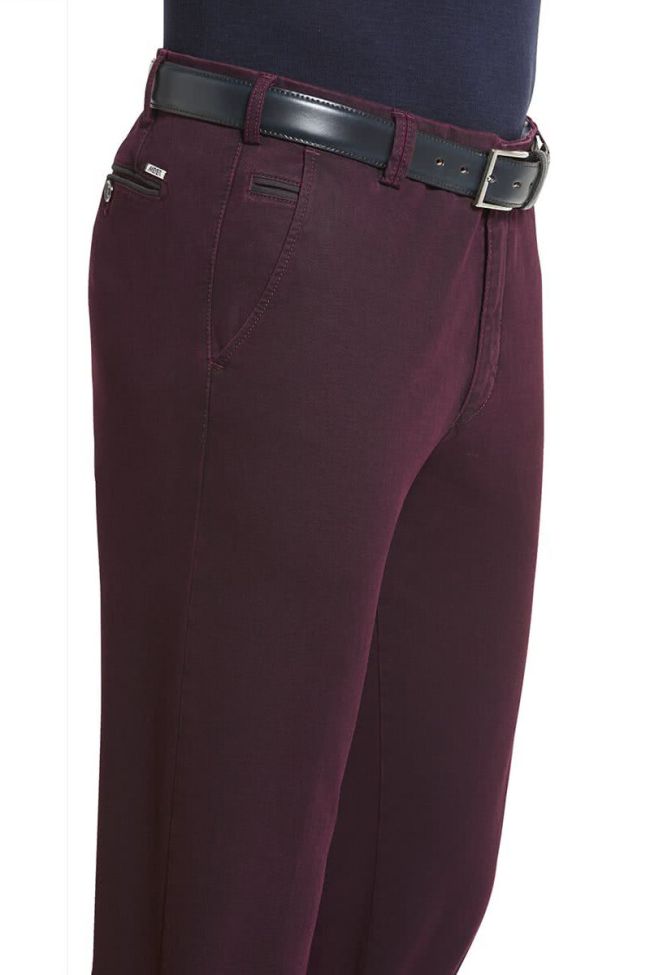meyer Hose Herren Meyer Chinos Regular Einfarbig Großer Ausverkauf
