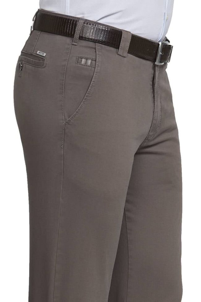 meyer Hose Herren Meyer Chinos Slim Einfarbig Saisonschlussverkauf