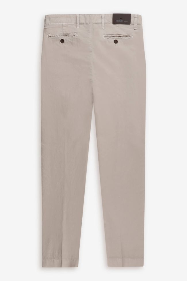 moro Hose Herren Moro Chinos Slim Einfarbig 66% polyester 34%linen Muttertagsangebot