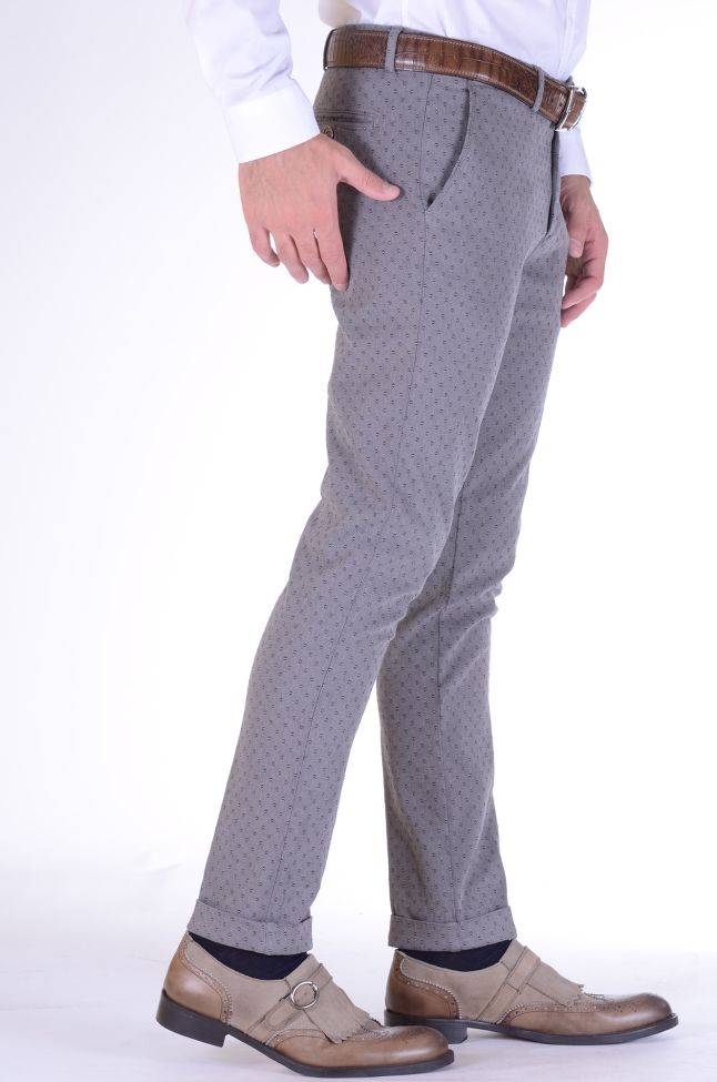 b-settecento Hose Herren B-Settecento Chinos Slim Halb Unifarben 97% Baumwolle 3% elastan Saisonale Angebote