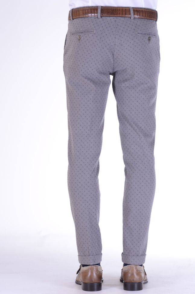 b-settecento Hose Herren B-Settecento Chinos Slim Halb Unifarben 97% Baumwolle 3% elastan Saisonale Angebote