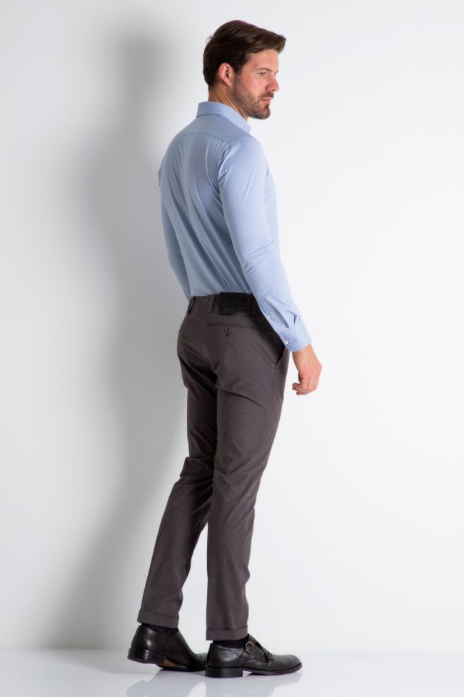 b-settecento Hose Herren B-Settecento Chinos Slim Halb Unifarben 98% cotton 2% ea zollfrei