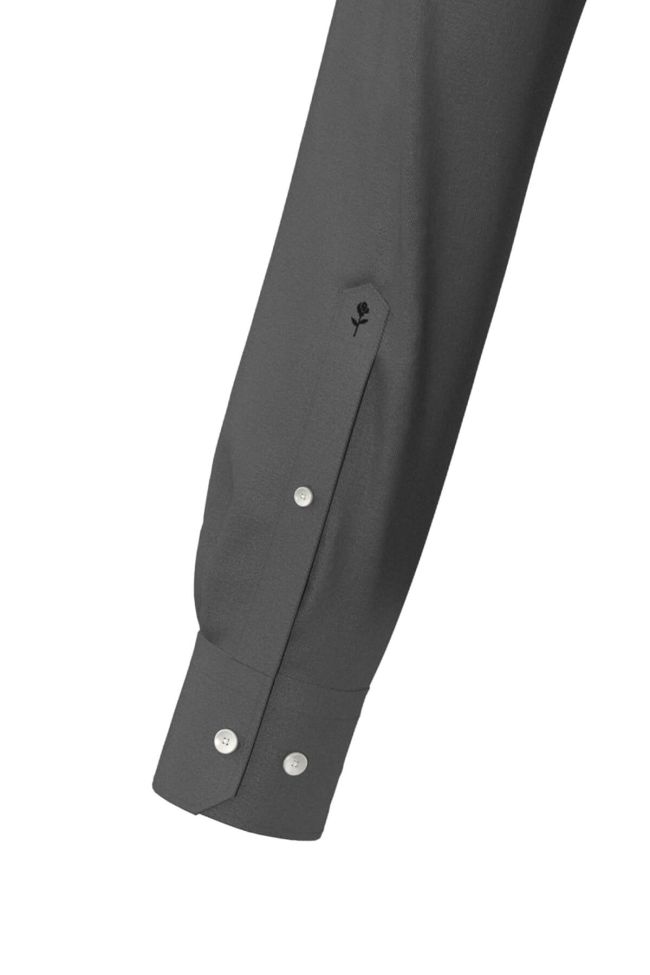 seidensticker Hemd Herren Seidensticker Slim Bügelfreie Einfarbig kragen Italienisch Lange Ärmel Verkauf