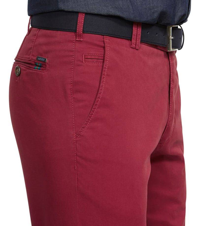 meyer Hose Herren Meyer Chinos Classic Einfarbig 97% Baumwolle 3% elastan Versandkostenfrei