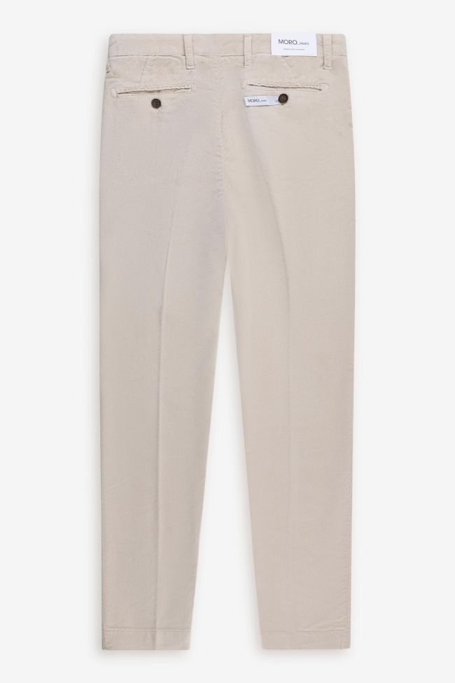 moro Hose Herren Moro Chinos Slim Einfarbig 98% cotton 2% ea Black Friday