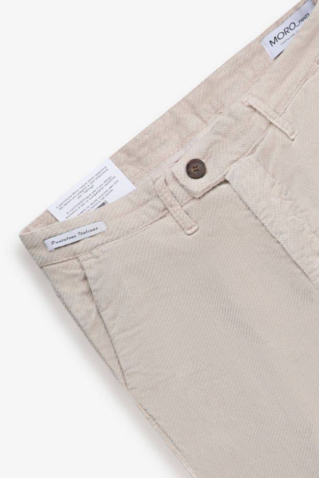 moro Hose Herren Moro Chinos Slim Einfarbig 98% cotton 2% ea Black Friday