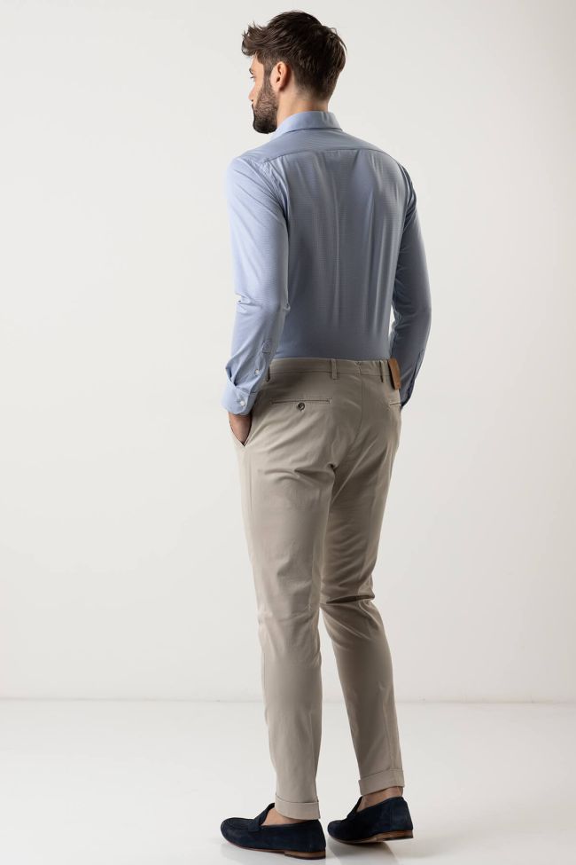b-settecento Hose Herren B-Settecento Chinos Slim Einfarbig 97% Baumwolle 3% elastan Vatertagsangebot