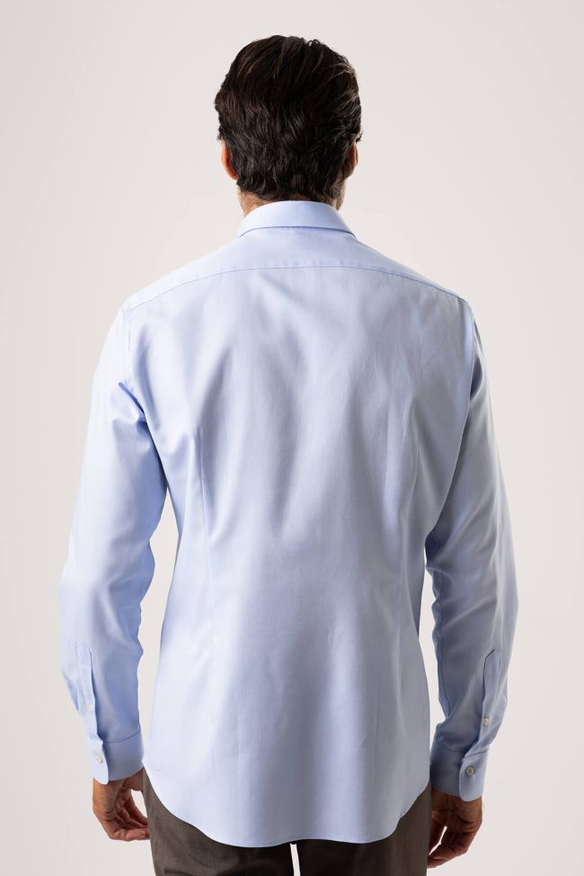 ingram Hemd Herren Ingram Slim Einfarbig 100% Baumwolle kragen Italienisch Lange Ärmel Heißer Verkauf