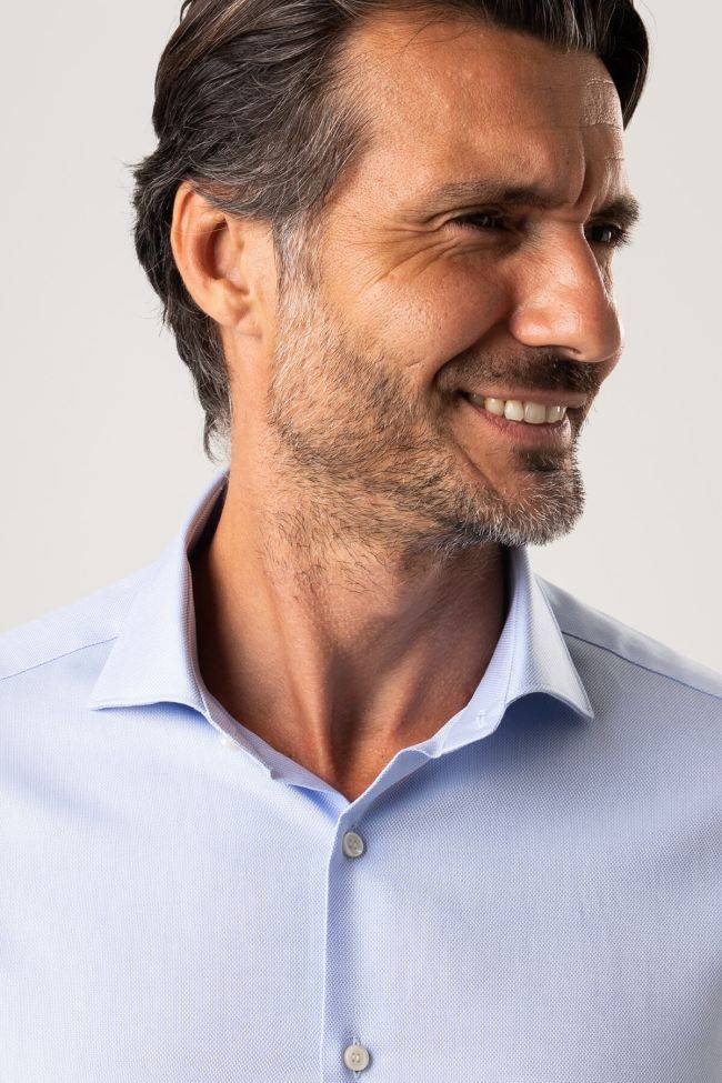 ingram Hemd Herren Ingram Slim Einfarbig 100% Baumwolle kragen Italienisch Lange Ärmel Heißer Verkauf